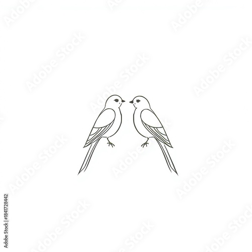 illustration of a couple of birds