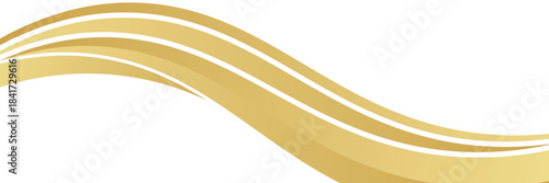 Printgold wave curve, gold wave angle shape for elements, modern line ribbon graphic gold, gold line. eps 10