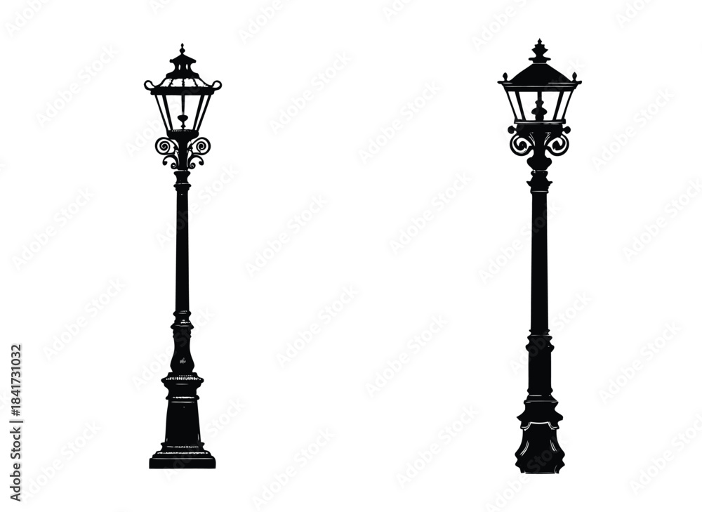 Fototapeta premium vintage street lamp