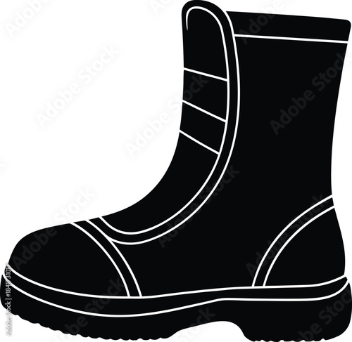 Snow Boot Silhouette