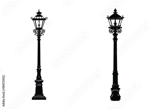 vintage street lamp