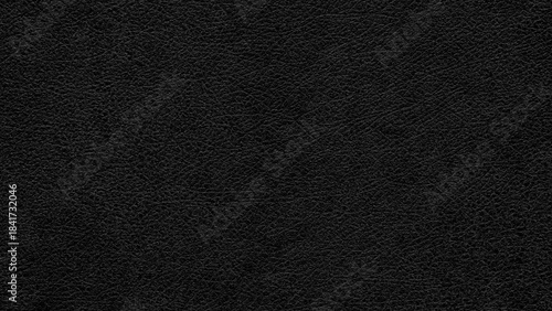Foto Abstract textured black leather background with small pattern for web banner template or wallpaper design
