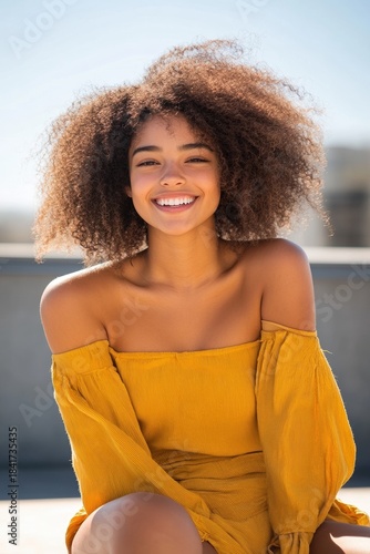 Confident expression highlighting cultural identity and authentic youth style.