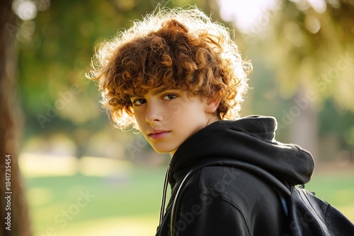 Soft, candid moment capturing youth identity and self-discovery.