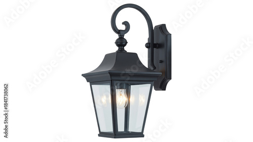 Elegant outdoor wall lantern illuminating a home exterior with classic design, perfect for adding charm and curb appeal to any property