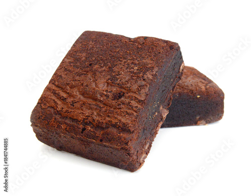 Fresh chocolate chip muffin close up. 