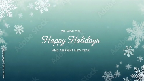 Wishing you a joyful holiday season and a happy, prosperous new year filled with light and warmth