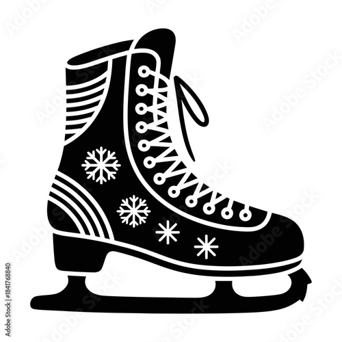 ice skates isolated on white