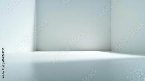 Wallpaper Mural Minimalistischer leerer weißer Raum mit Lichteffekten und modernem Design Torontodigital.ca