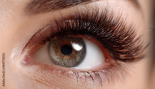 Wallpaper Mural A detailed view of artificial lashes, highlighting their design and quality Torontodigital.ca