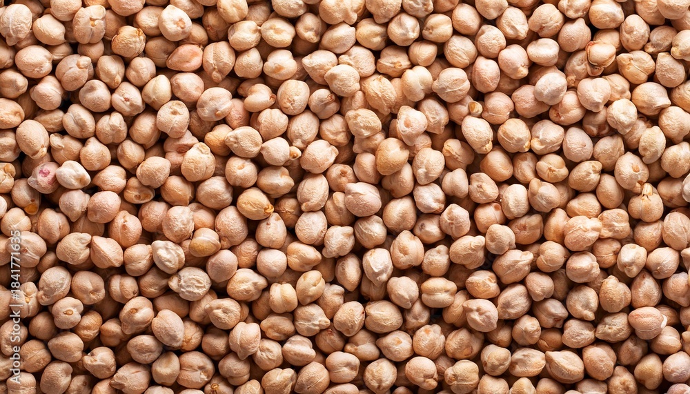 Fototapeta premium chickpeas legumes food background, AI generated