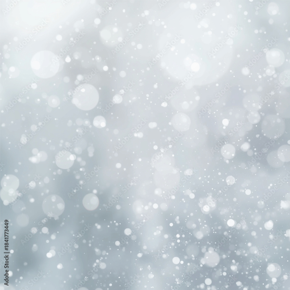 Fototapeta premium abstract christmas background with Soft Light Snowfall Overlay