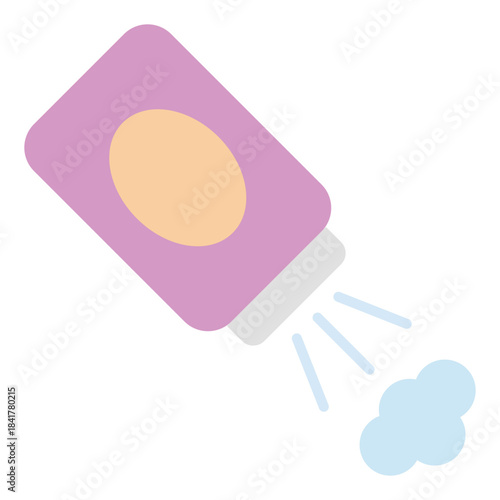 Baby Powder Icon Template – Child Care Illustration