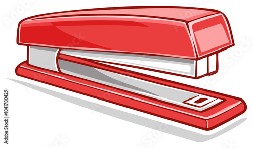 Red Stapler Office Tool