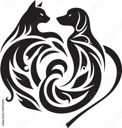 Trendy Dog & Cat Artwork Edition