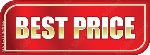 Best price offer icon, Sale Tag icon, Red Tag for sales, Sales Tag ribbon, Price offer, Best price sticker