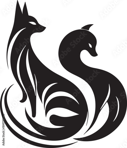 Elegant Dog and Cat Inspired Design