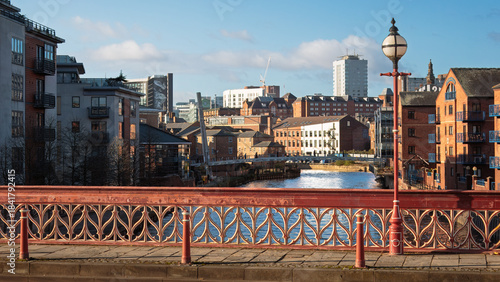 Leeds City Skyline , new and old side by side , Leeds, West Yorkshire, England, November 2025.