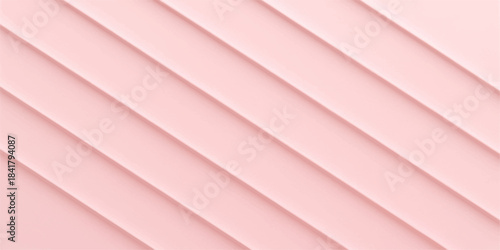Pink and white striped textile pattern with a soft satin fabric design backdrop