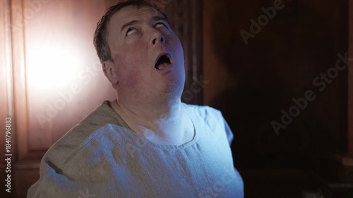 The man stood in front of the mirror, but he saw not himself, but a prisoner. The straitjacket tightly tightened his chest, restricting every breath, like depression itself, paralyzing his will.