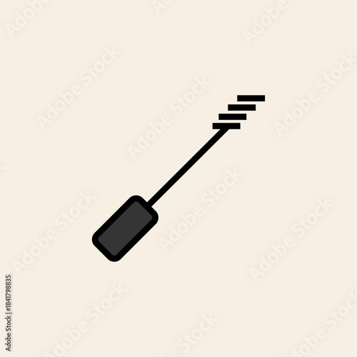 black silhouette of a screwdriver