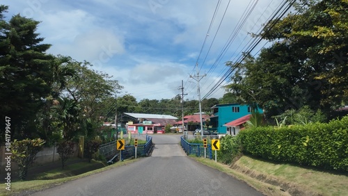 Idyllic Palm-Lined Beach in Costa Rica