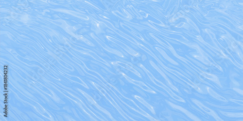 Blue water surface texture with abstract ripples and light reflections, capturing the nature of the sea or a swimming pool. Abstract shiny blue liquid paint background, Beautiful and shiny blue marble