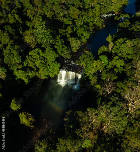 Tad pha suam waterfall, Champasak, southern Laos.