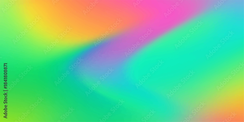 Obraz premium Abstract colorful background with bright rainbow light, wave motion, and spectrum colors vector illustration design pattern