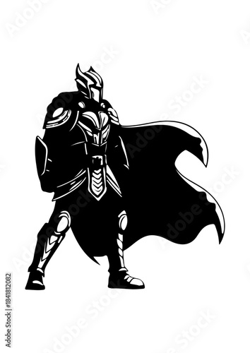 Armored Knight Silhouette