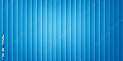 Abstract blue and white striped pattern texture on a metallic vertical surface design