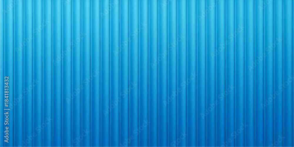 Obraz premium Bright blue striped lines create a vertical motion pattern for a light abstract background design