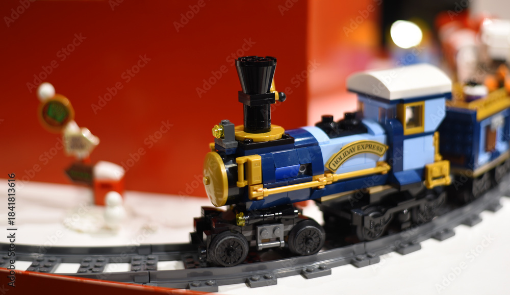 Fototapeta premium Lego Holiday Train 