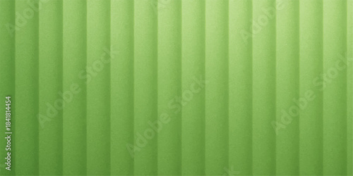 Green striped bamboo texture illustration with vertical lines on a fabric-like curtain backdrop