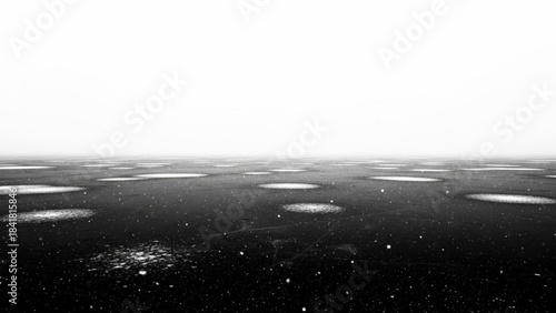 A stunning black and white galaxy scene with stars and white spots on a dark background