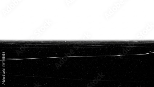 Black scratched and damaged surface with