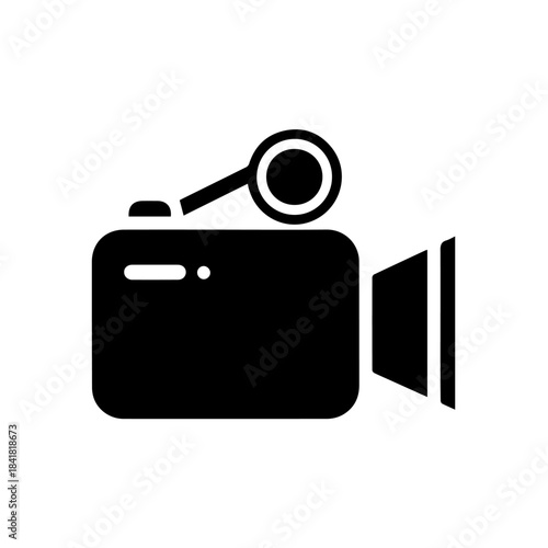 Photo camera icon vector illustration for web and travel design