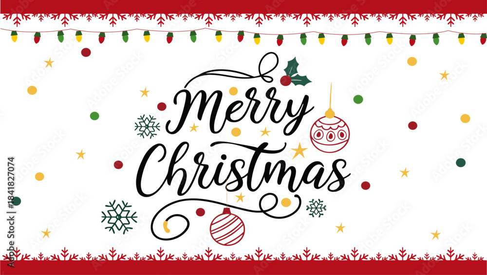 Fototapeta premium Merry Christmas