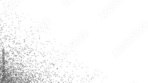 silver winter dust magic shimmering glitter explosion background frame