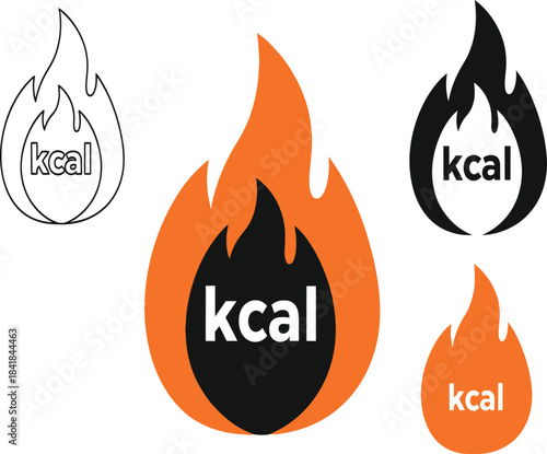 Various kcal logos in different styles
