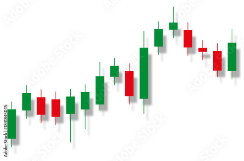 Candlestick-Chart, (Symbolbild)