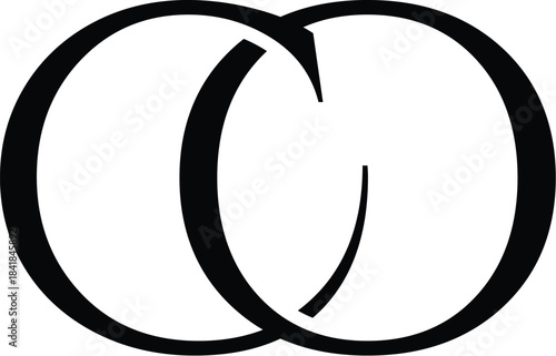 Vector CO fashion logo