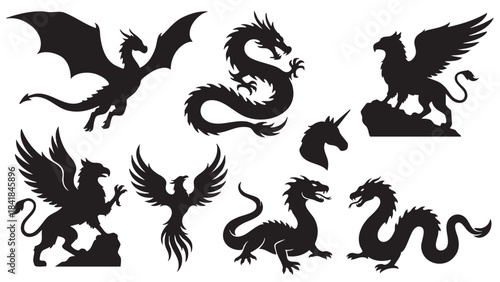 Vector Dragon Tattoo