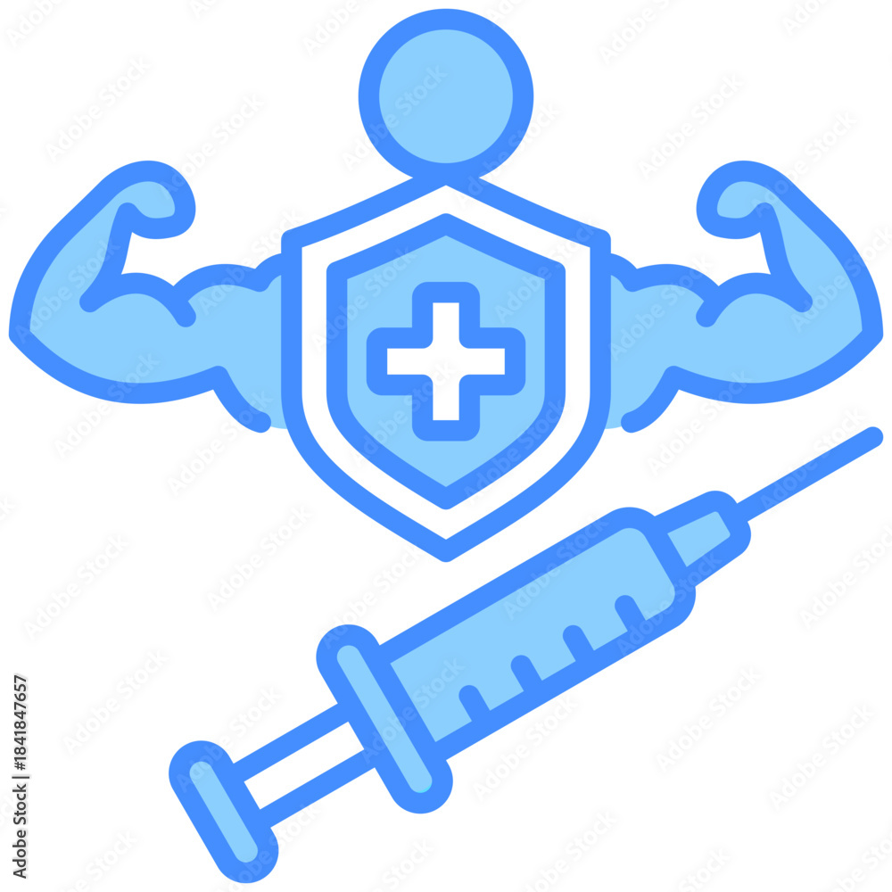 Fototapeta premium Immunology Icon