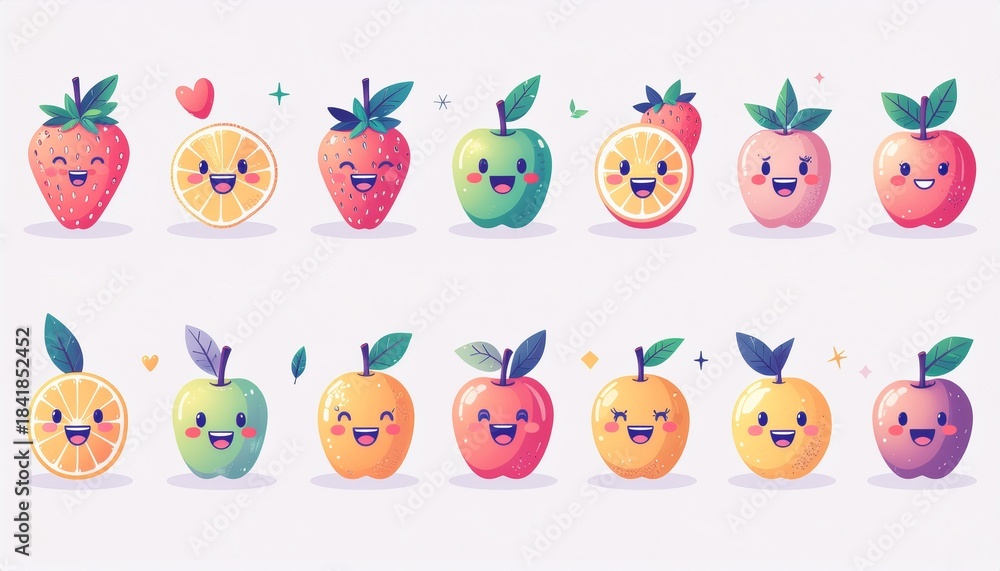 Obraz premium set of easter eggs