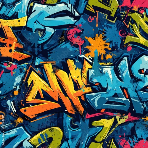 Futuristic neon sound wave visualization. Abstract audio waveform with glowing pink and blue lines on a grid background.
Abstract layered waves with gradient purple, pink, orange, and yellow colors. 