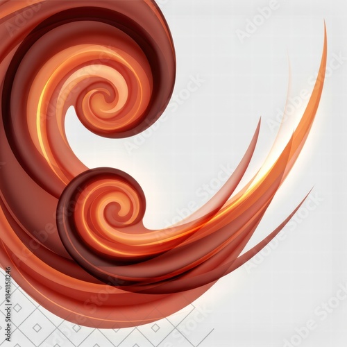 Futuristic neon sound wave visualization. Abstract audio waveform with glowing pink and blue lines on a grid background.
Abstract layered waves with gradient purple, pink, orange, and yellow colors. 