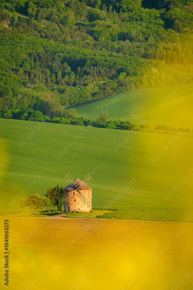 Naklejka premium Landscape of Czech Republic Moravia region
