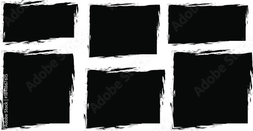 set of grunge papers