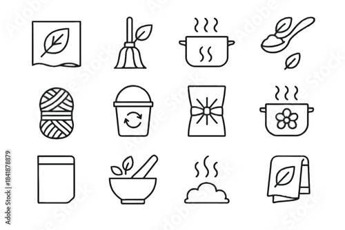 Handkerchief icon swirl scoop flower natural dye vector mop wrapped test